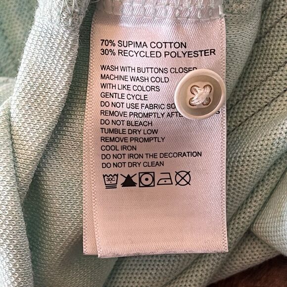 Tommy Bahama Island Zone Polo‎ Shirt Mens L Blue Lightweight Beach Casual Golf - Picture 6 of 8